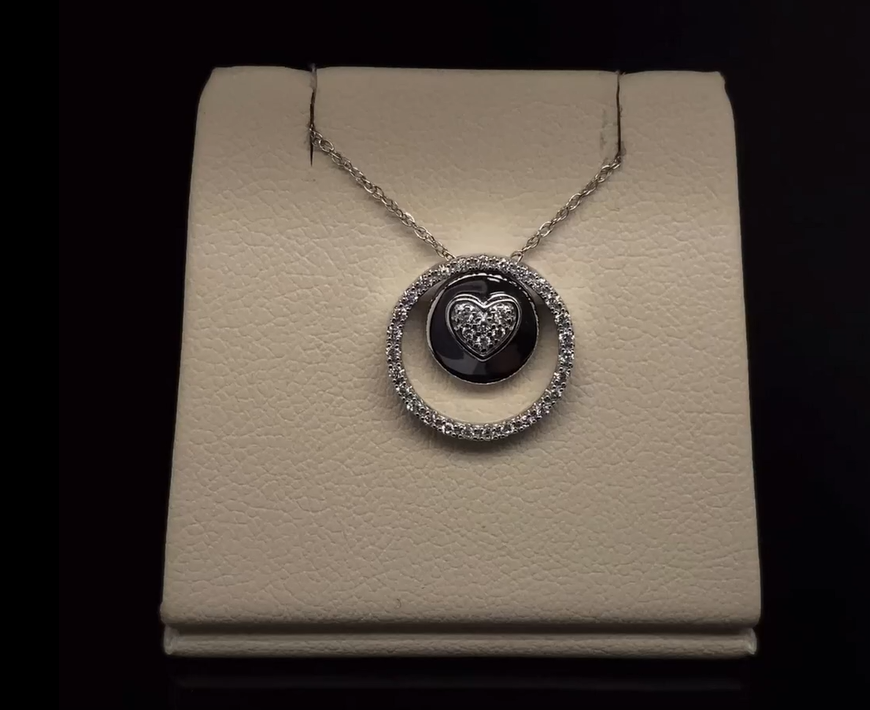 10K Diamond Interchangeable Pendant