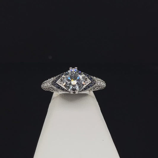 18K Semi-Mount Engagement Ring
