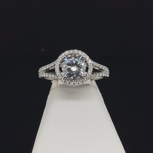 14K Diamond Semi-Mount Engagement Ring