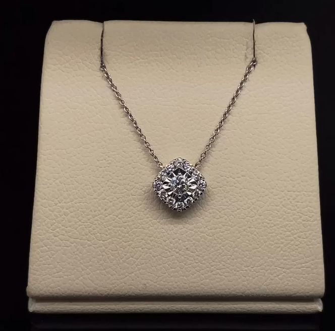 14K Diamond Pendant