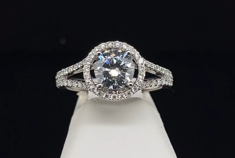 14K Diamond Semi-Mount Engagement Ring