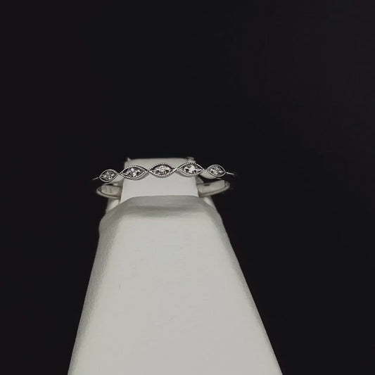 14K Stackable Diamond Ring