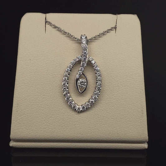 18K Diamond Pendant